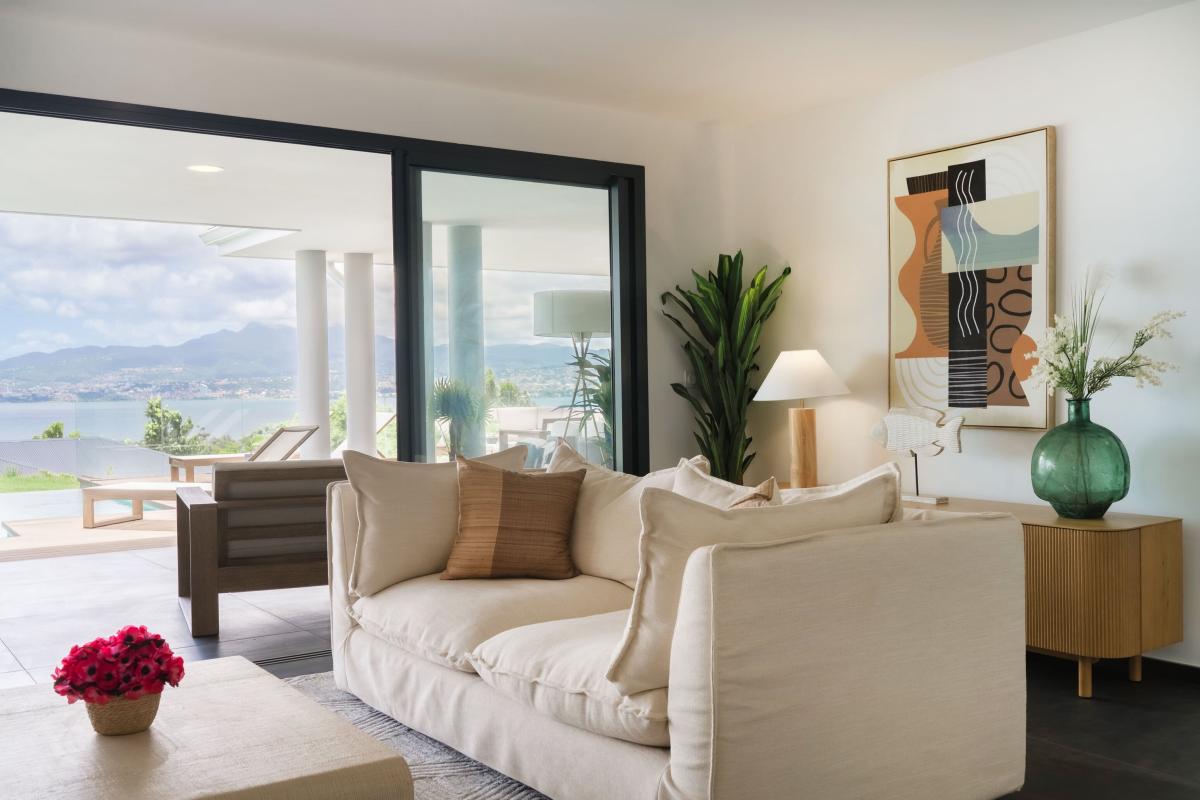 Location villa 4 chambres 8 personnes - salon int 2